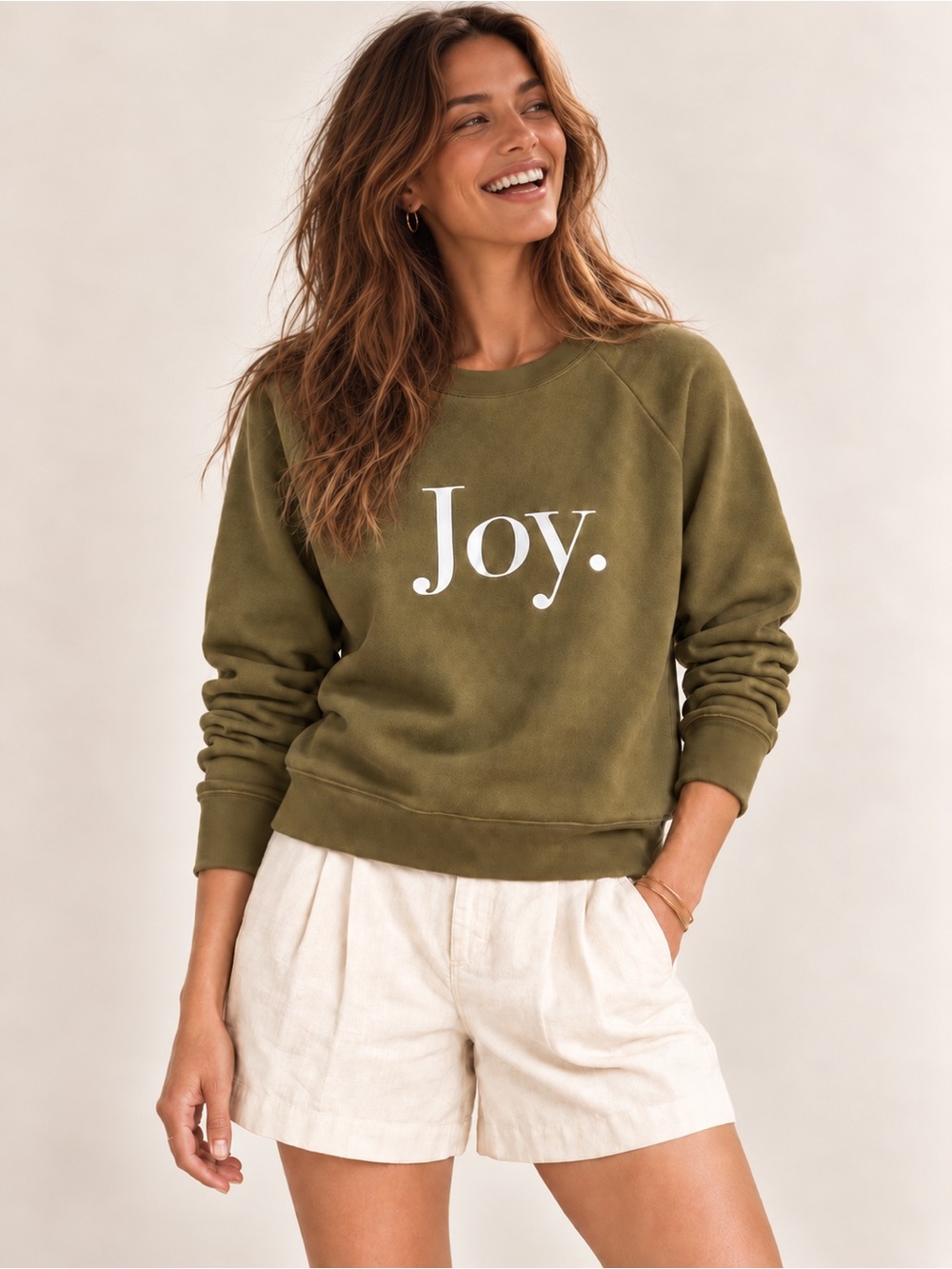 J Crew "Joy" Sweatshirt in Original Cotton Terry